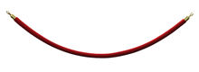 Red Barrier Rope - Gold Fixings 