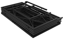 DJ Booth with Black or White Aluminium 