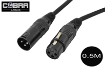 DMX Lead 3 Pin XLR Male to Female  