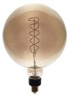 Dimmable LED Smoked Spiral Filament ES%2 