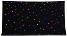 LED Star cloth 6m x 3m RGB LEDs DMX Controllable with Anti-Shine Molton Cloth