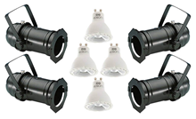 Par16 Black Birdy Lighting Set 