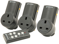 SET OF 3 REMOTE CONTROL SOCKET ADAPTOR 