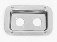 Recessed Connector Plate for 2 X Neutr 