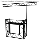 Overhead Kit for Truss DJ Booth Black 