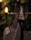 Art Deco Solar LED Torch Spike Light 