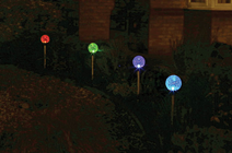 Solar RGBWW LED Spike Light Pack of  