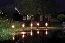 Illuminated Garden Post Light for Pathwa 