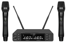 Wireless Dual Handheld Microphone System UHF Channel 38 and 70 QW1960V3 by Q-Audio