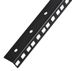 Metal Rack Strip 1.4M for Flight Cases and Fixed Installations Black Finish