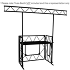 Overhead Kit for Truss DJ Booth Black 