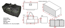 Padded Equipment Bag Dimensions 