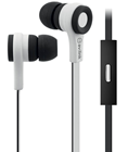 Rubberised Stereo Earphones with Hands-Fre 