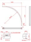 Doughty Curved Studio Rail 80 - Choice 