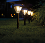 LED Solar Garden Post Light - Pack o 