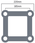 Global Truss F24 Quad 3 Way Corner 3 