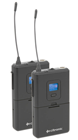 Dual UHF Beltpack Microphone System 