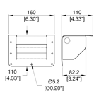 Corner Handle Large Radius 