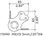 STACKING BALL CORNER 3 ARM WITH SCREWS 