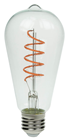 Funky Spiral Filament LED Lamp 4W E27% 