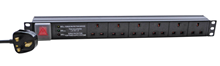6 x 13A 19 PDU with Surge Protect 