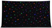 LED Star cloth 6m x 4m RGB LEDs DMX Controllable with Fire Retardant Black Cloth