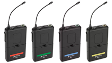 Quad UHF Beltpack Mic System with Head 
