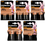 Duracell Plus Power Alkaline Batteries Pack of 4 - Choice of Type
