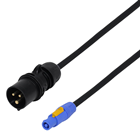 PowerCON to 16A Male Power Cable 1m 