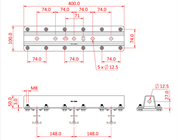 Doughty Studio Rail 60 Suspension Bracke 