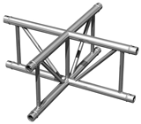 Contestage 50mm Ladder Truss 4 Way Cro 