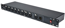 Rack Mountable 8 Way DMX Splitter 