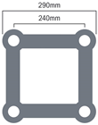 Global Truss F34 3 Way Corner Quatro%2 