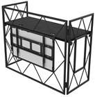 DJ Booth with Black or White Aluminium 