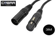 DMX Lead 5 Pin XLR Male to Female  