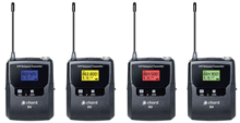 Quad UHF Beltpack Wireless Microphone Sy 