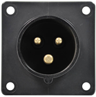 16A 230V 2P E Black Appliance Inlet 