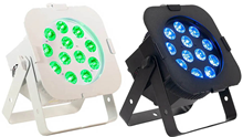 LED Par Can RGBWA & UV 12 x 12W LEDs - Choice of Colour