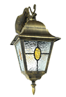 Bronze Effect Lantern Wall Light 240V  