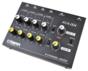 8 Channel Line and Microphone Mixer by 