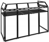 XL DJ Booth  with Black and White  