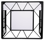 Foldable Truss DJ Booth in Black with% 