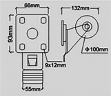 Caster Wheel Set 4