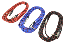 Guitar Lead 6m Braided Straight 6.35mm%2 