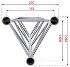 Contestage Deco22 35mm 2 Way 90 Degree 