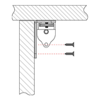 Doughty Rail Wall Bracket 