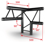 Contestage 50mm Ladder Truss 3 Way Upr 