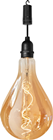Battery Operated Glass Filament Bulb wit 