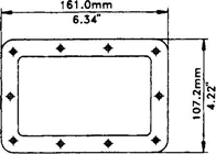 Back Plate For Recessed Sprung Flight  