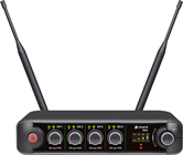 Quad UHF Handheld Wireless Microphone Sy 